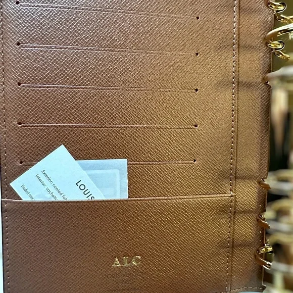 BNIB Louis Vuitton Medium Monogram 6-Ring Agenda Cover & Cloth & Paper bundle - Picture 8 of 12